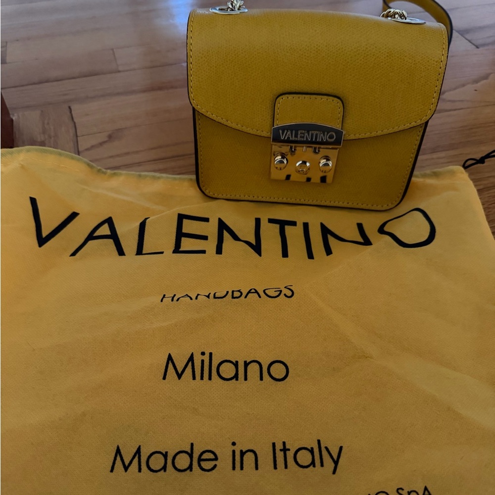 Valentino By Mario Valentino Yellow Mini Bag